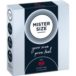 MISTER SIZE - Kondomgröße XL 60 mm (3 Einheiten)