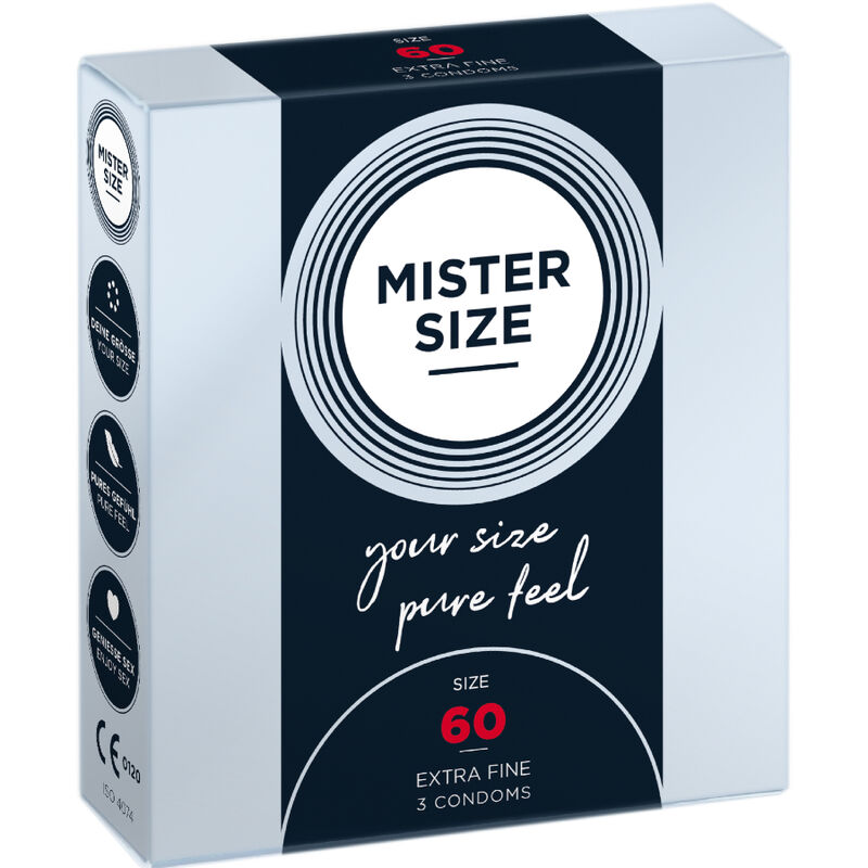 MISTER SIZE - Kondomgröße XL 60 mm (3 Einheiten)