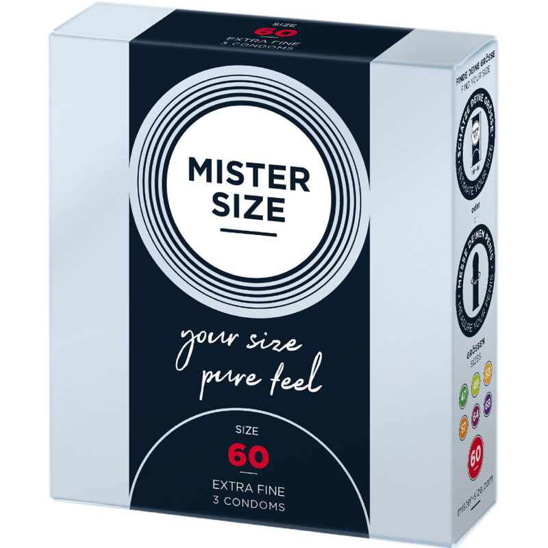 MISTER SIZE - Kondomgröße XL 60 mm (3 Einheiten)