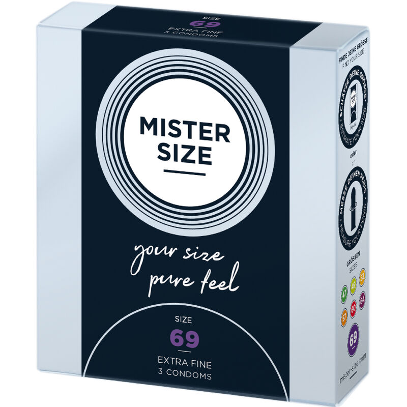 MISTER SIZE - Kondome Größe XXXL 69 mm (3 Einheiten)