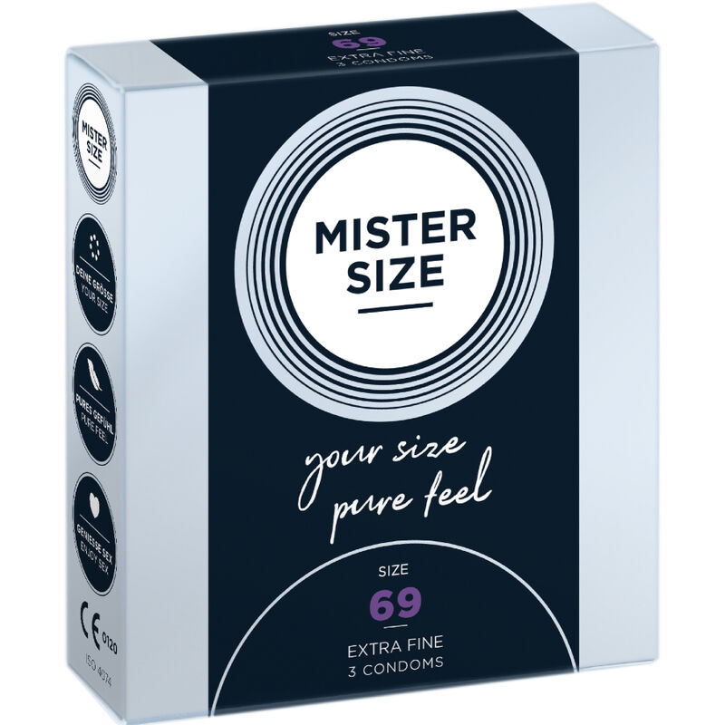 MISTER SIZE - Kondome Größe XXXL 69 mm (3 Einheiten)