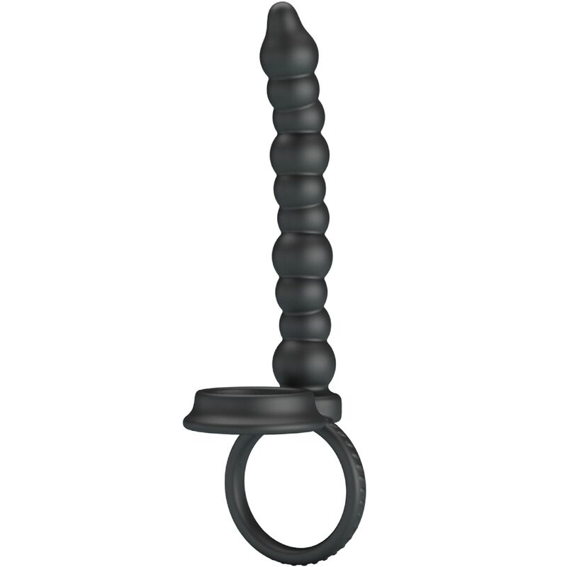 PRETTY LOVE - DILLION DOPPELTE PENETRATION PENISRING SCHWARZ