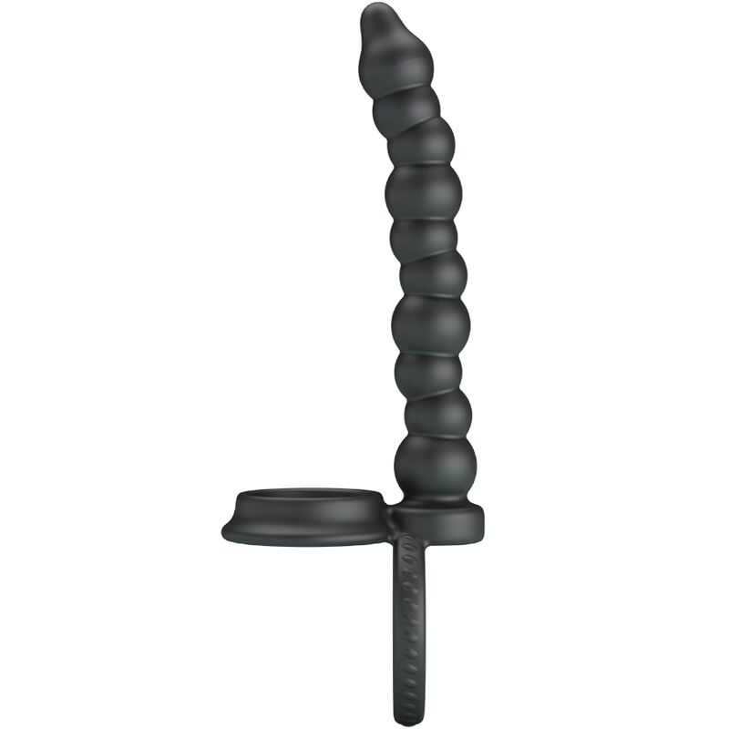 PRETTY LOVE - DILLION DOPPELTE PENETRATION PENISRING SCHWARZ