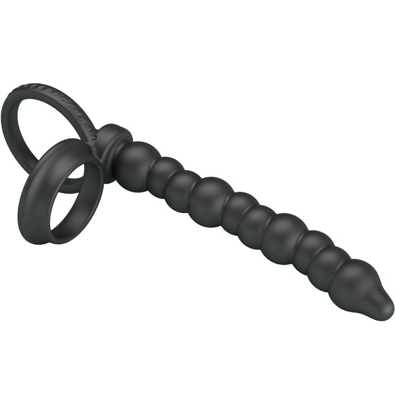 PRETTY LOVE - DILLION DOPPELTE PENETRATION PENISRING SCHWARZ