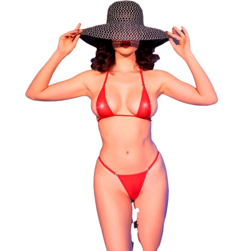 CHILIROSE - CR 4840 Mikrobikini Rot S/M