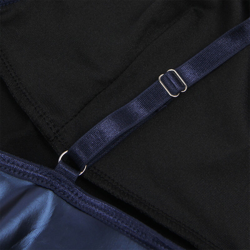 SUBBLIME - 955427 Kleid mit blauen Lederträgern L/XL