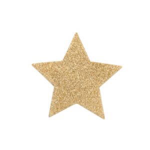 BIJOUX - INDISCRETS FLASH GOLDEN STAR Nippelabdeckungen