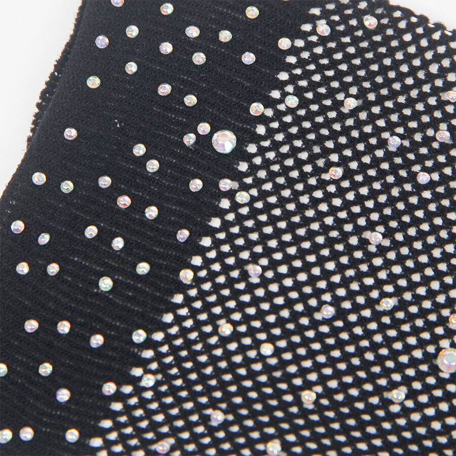 SUBBLIME - 957469 SHINE transparente Handschuhe Schwarz S/M