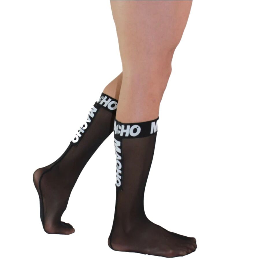 MACHO - Dünne Socken Einheitsgröße Schwarz