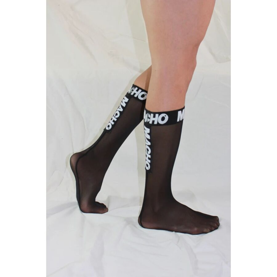 MACHO - Dünne Socken Einheitsgröße Schwarz