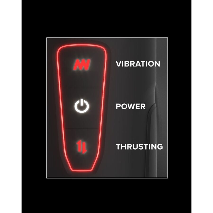 PDX ELITE - MILK ME HOTTER automatischer Masturbator mit Stoß- und Wärmeeffektvibration