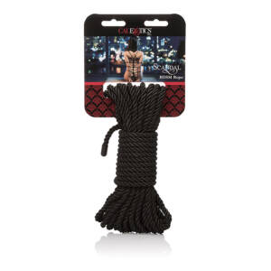 CALEXOTICS - SCANDAL Schwarzes BDSM-Seil 10 m