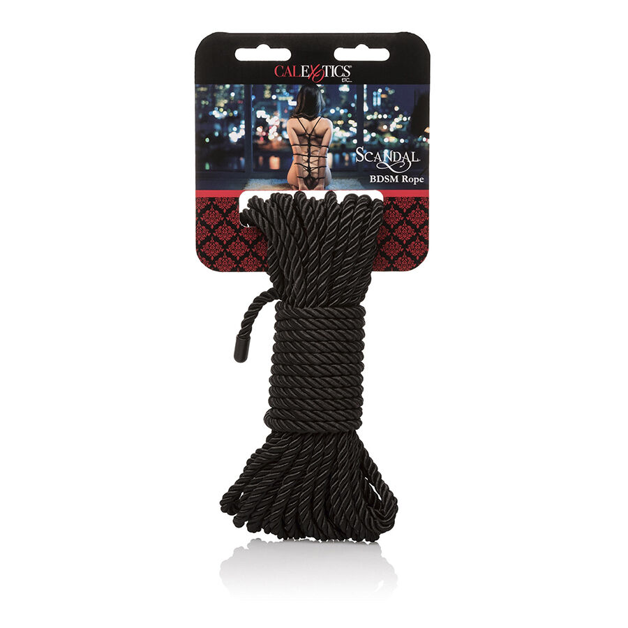 CALEXOTICS - SCANDAL Schwarzes BDSM-Seil 10 m