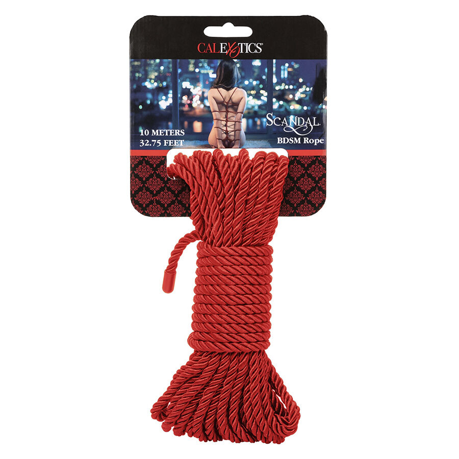 CALEXOTICS - SCANDAL RED BDSM-Seil 10 m