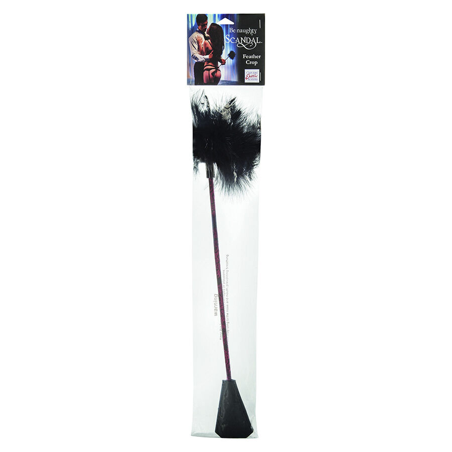 CALEXOTICS - SCANDAL Schwarze Federpeitsche