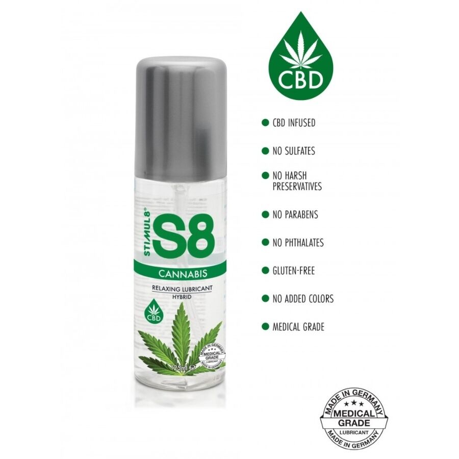 STIMUL8 - S8 Cannabis Hybrid-Gleitgel 125 ml