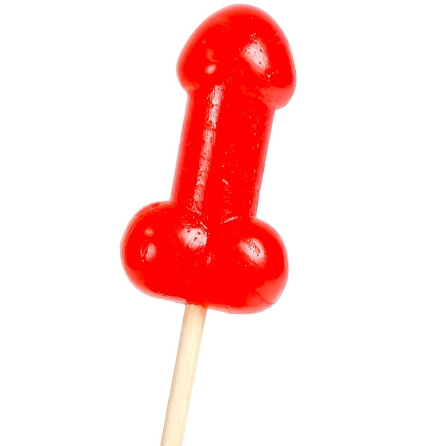 SECRETPLAY - CHERRY CANDY PENIS LOLLIPOP MIT WÜRZIGEM HITZE-EFFEKT