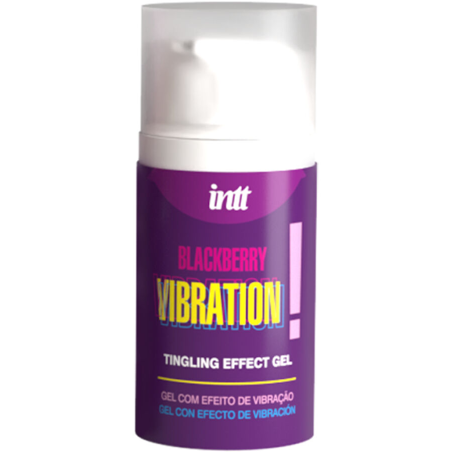 INTT RELEASES - Flüssiges Vibrationsgel mit Brombeergeschmack 15 ml