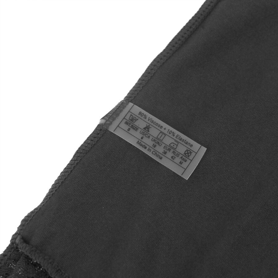 SUBBLIME - Schwarzer Teddy mit Blumen-Spitzen-Detail S/M