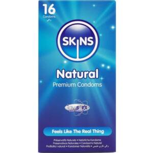SKINS - NATÜRLICHE PREMIUM-KONDOME 16ER PACKUNG