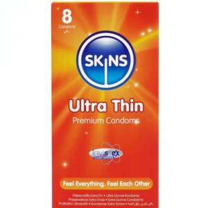 SKINS - ULTRA DÜNNE PREMIUM-KONDOME 8ER PACK