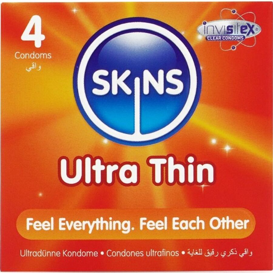 SKINS - ULTRADÜNNE PREMIUM-KONDOME PACKUNG 4