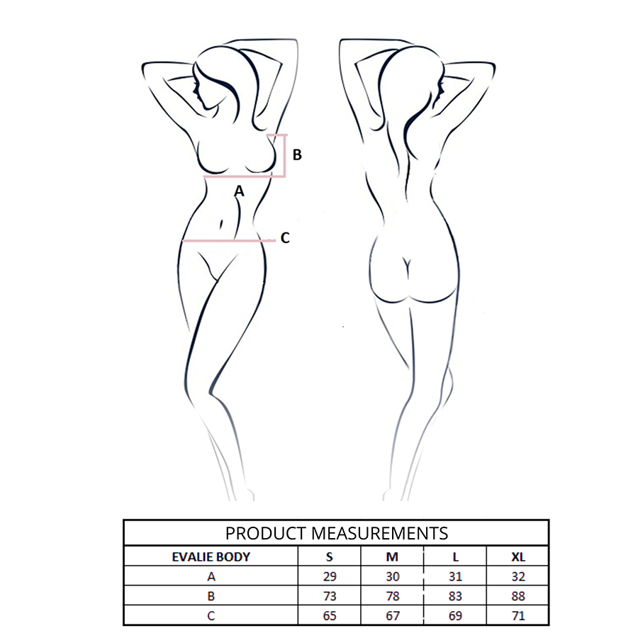 PASSION - EVALIE BODY Weiß