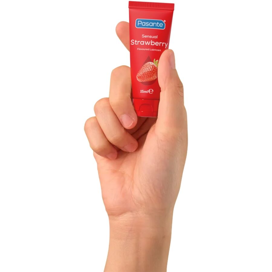 PASANTE - Packung sortierte Gleitgele mit Geschmack 5 Einheiten x 15 ml