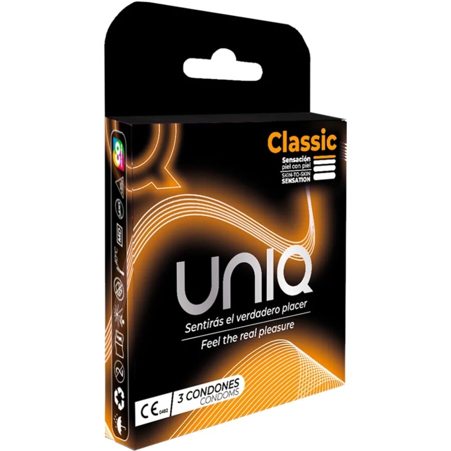 UNIQ - CLASSIC LATEXFREIE KONDOME 3 STÜCK