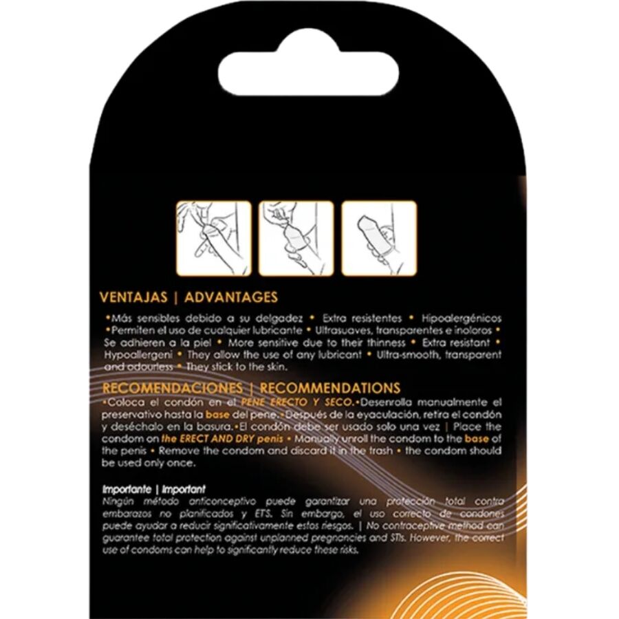 UNIQ - CLASSIC LATEXFREIE KONDOME 3 STÜCK