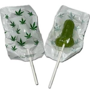 DIABLO GOLOSO - 1 Penis-Lutscher mit Cannabis-Aroma