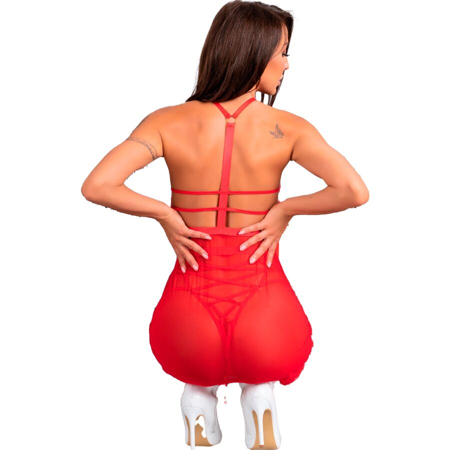 SANTAS CANDY LC 90722 Weihnachtshchemise + Tanga L/XL
