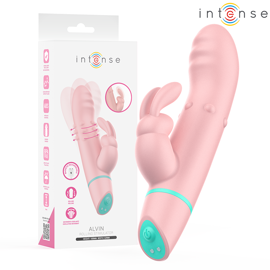 INTENSE - ALVIN Kaninchenstimulator & Rollvibrator + oszillierend