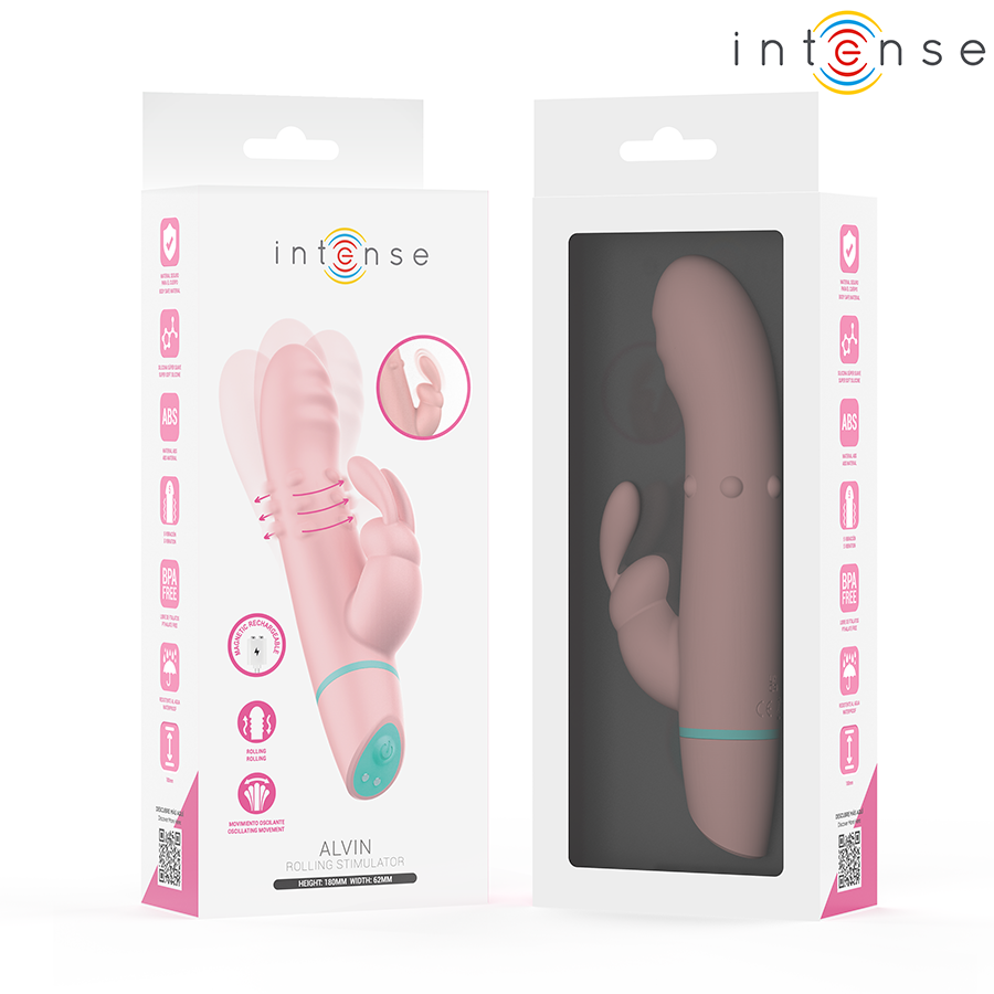 INTENSE - ALVIN Kaninchenstimulator & Rollvibrator + oszillierend