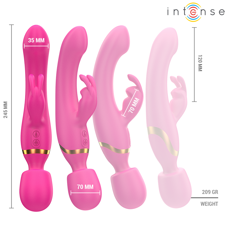 INTENSE - WINONA Doppelt-Vibrator Hase & Stab
