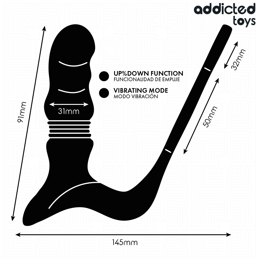ADDICTED TOYS - UP&DOWN Prostatikring