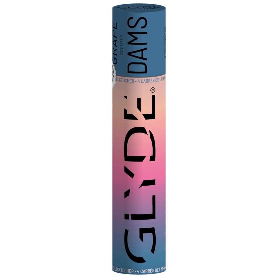 SHEER GLYDE - DAMS LATEXLAMINEN ORALSEX TRAUBEN