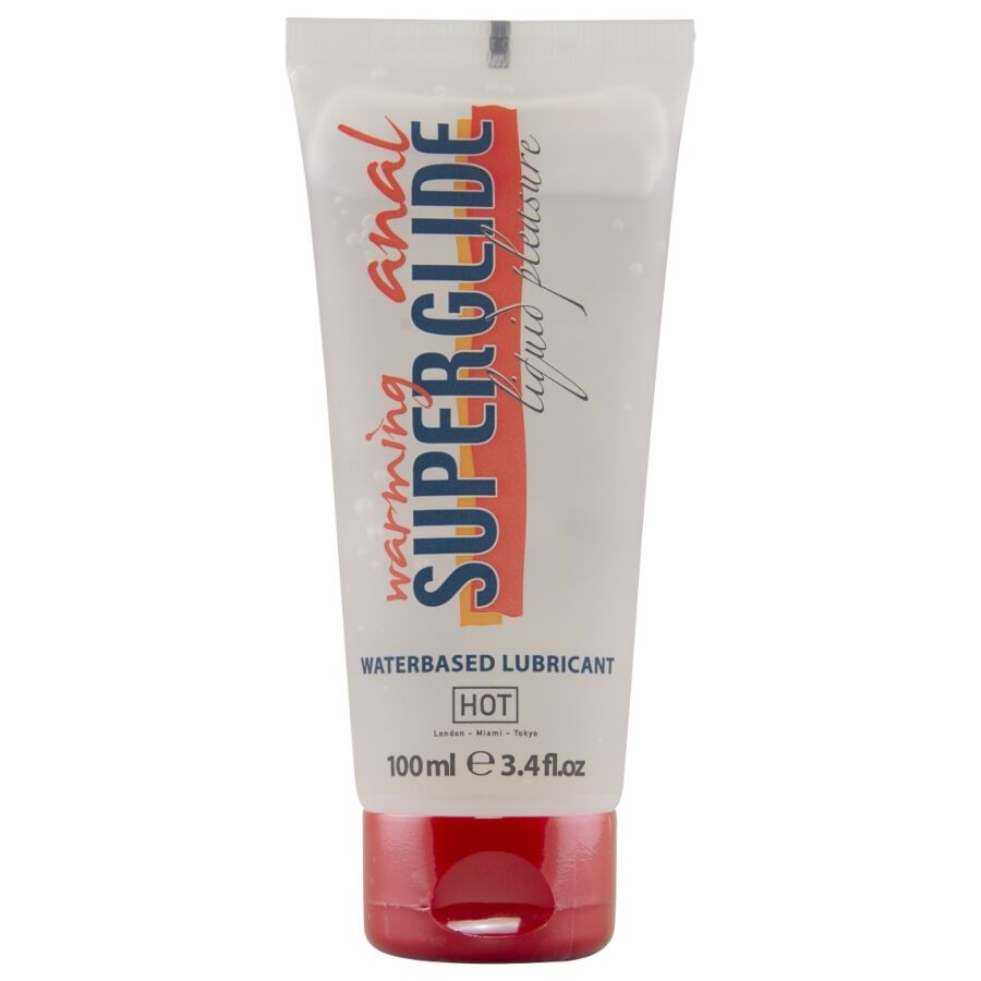 HOT - ANAL SUPERGLIDE WÄRMENDES GLEITGEL AUF WASSERBASIS 100 ML