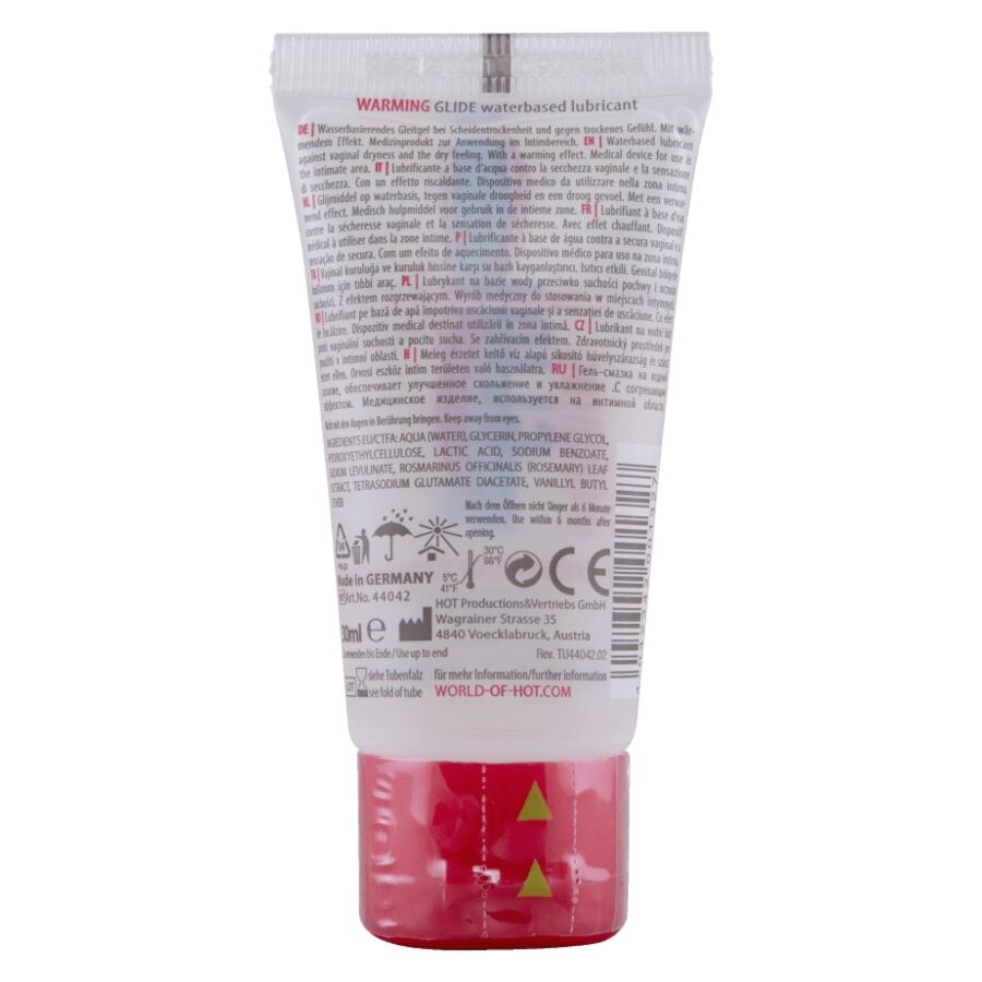 HOT - Wärmendes Gleitgel auf Wasserbasis 30 ml