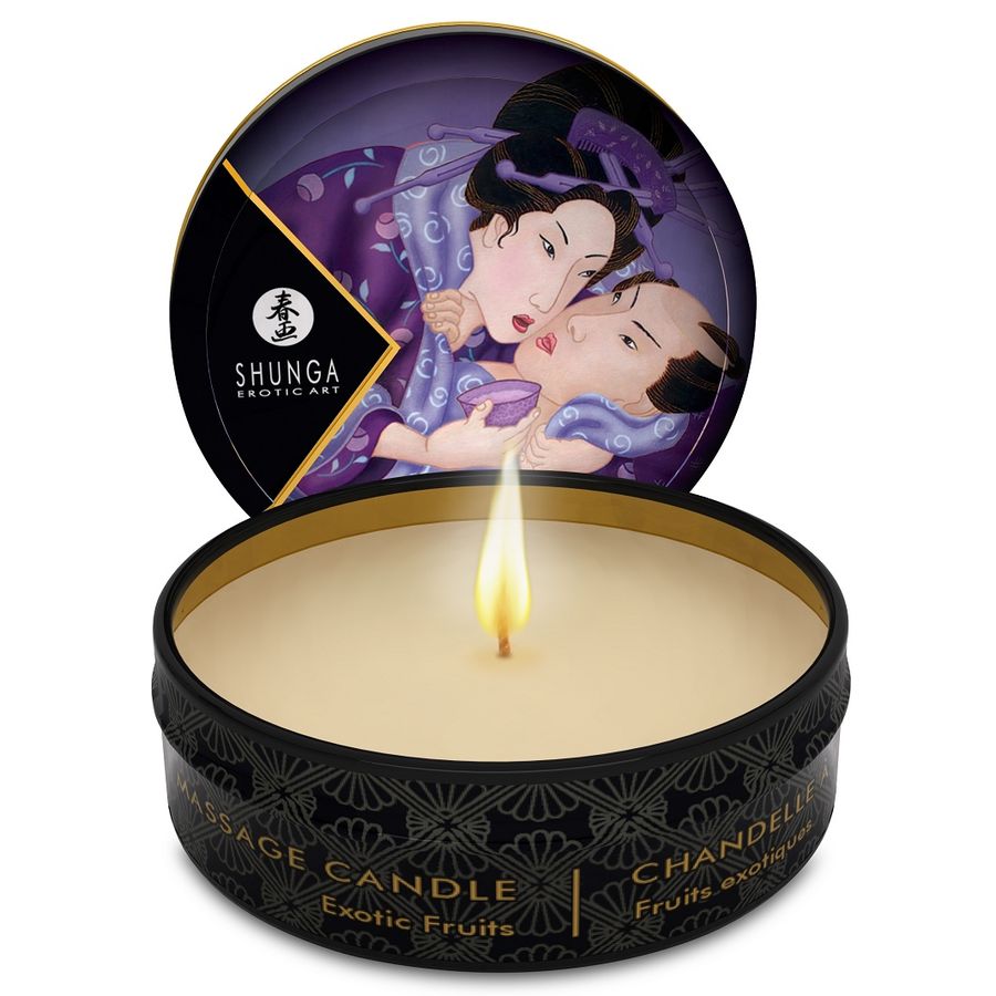 SHUNGA - MINI CARESS BY CANDLELIGHT exotische Fruchtmassagekerze 30 ml