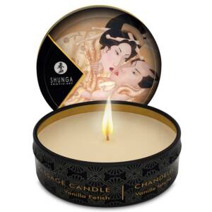 SHUNGA - MINI CARESS BY CANDLELIGHT Vanille Massagekerze 30 ml