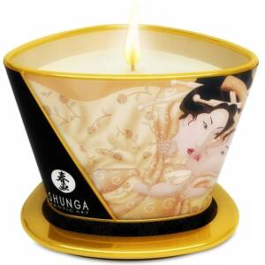SHUNGA - MINI CARESS BY CANDLELIGHT Vanille Massagekerze 170 ml
