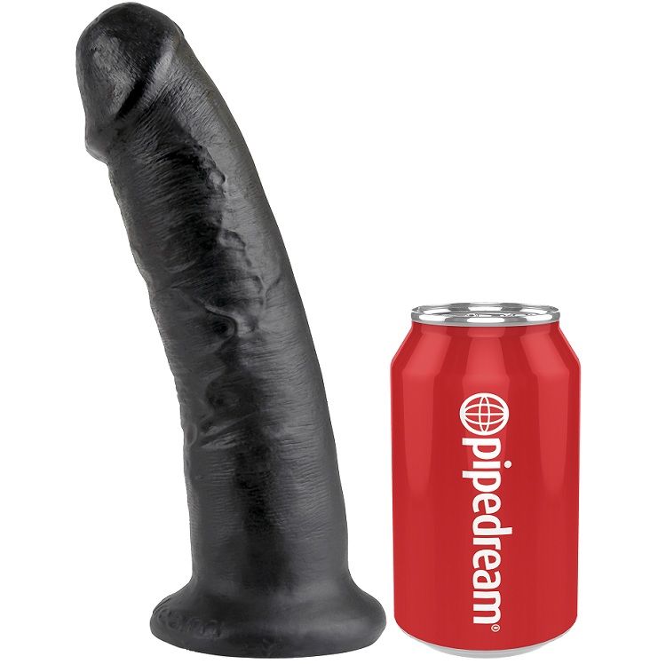 KING COCK - 9 Dildo Schwarz 22,9 cm