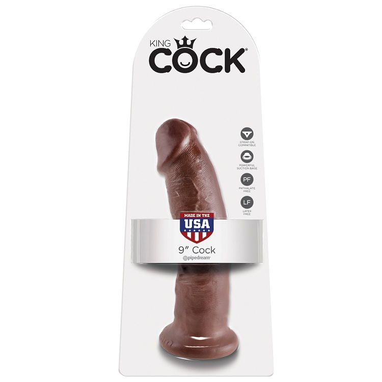 KING COCK - 9 HAHN BRAUN 22,9 CM