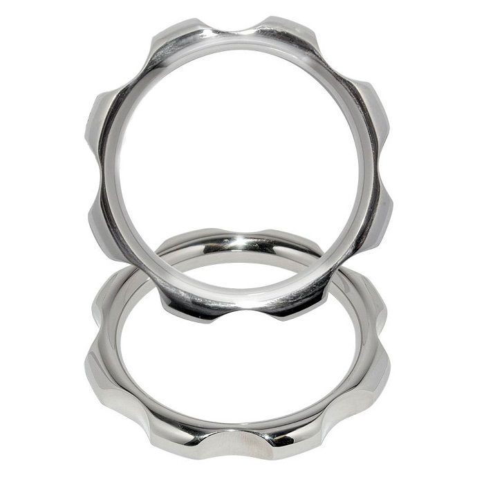 METAL HARD - Drehmomentring aus Metall für Penis und Hoden 45 mm