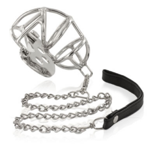 METAL HARD - Keuschheitsring mit Riemen