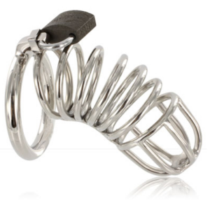 METAL HARD - Keuschheitsgerät mit Hartkfigring aus Metall
