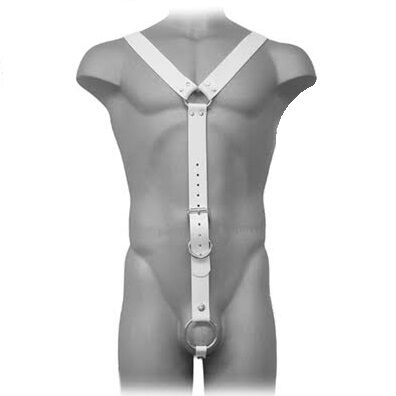 LEATHER BODY - Herren-Harness Weiß