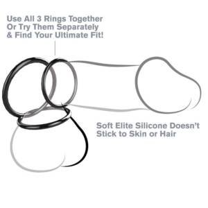 FANTASY C-RINGZ - Silikon 3 Ring Stamina Set