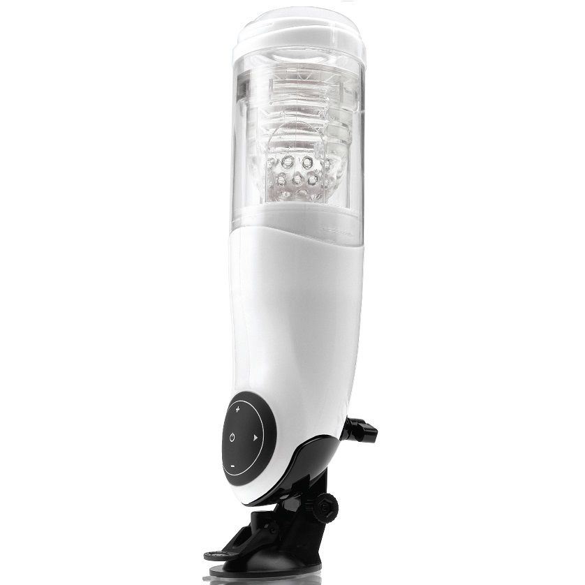 EXTREME TOYZ - PDX MEGA BATOR USB männlicher Masturbator Vagina Weiß